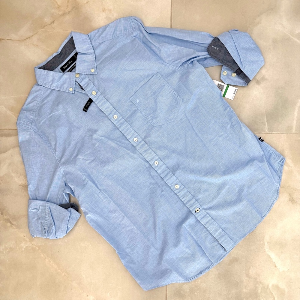 ⚓️NAUTICA Anchor Button Down Shirt